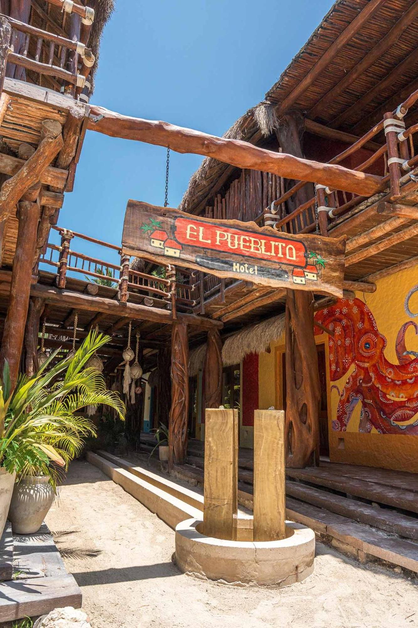 Готель Exe El Pueblito Isla Holbox Екстер'єр фото