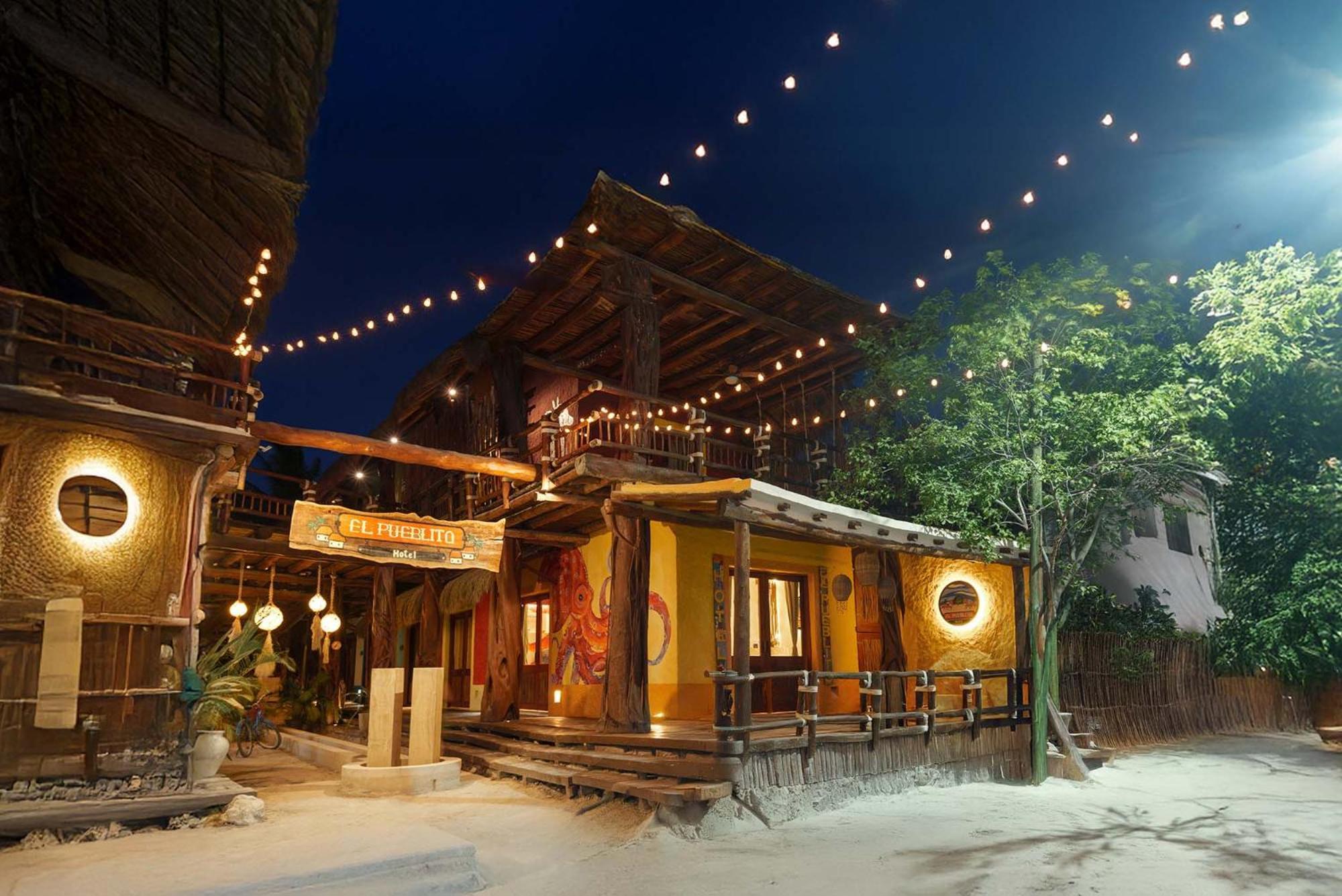 Готель Exe El Pueblito Isla Holbox Екстер'єр фото