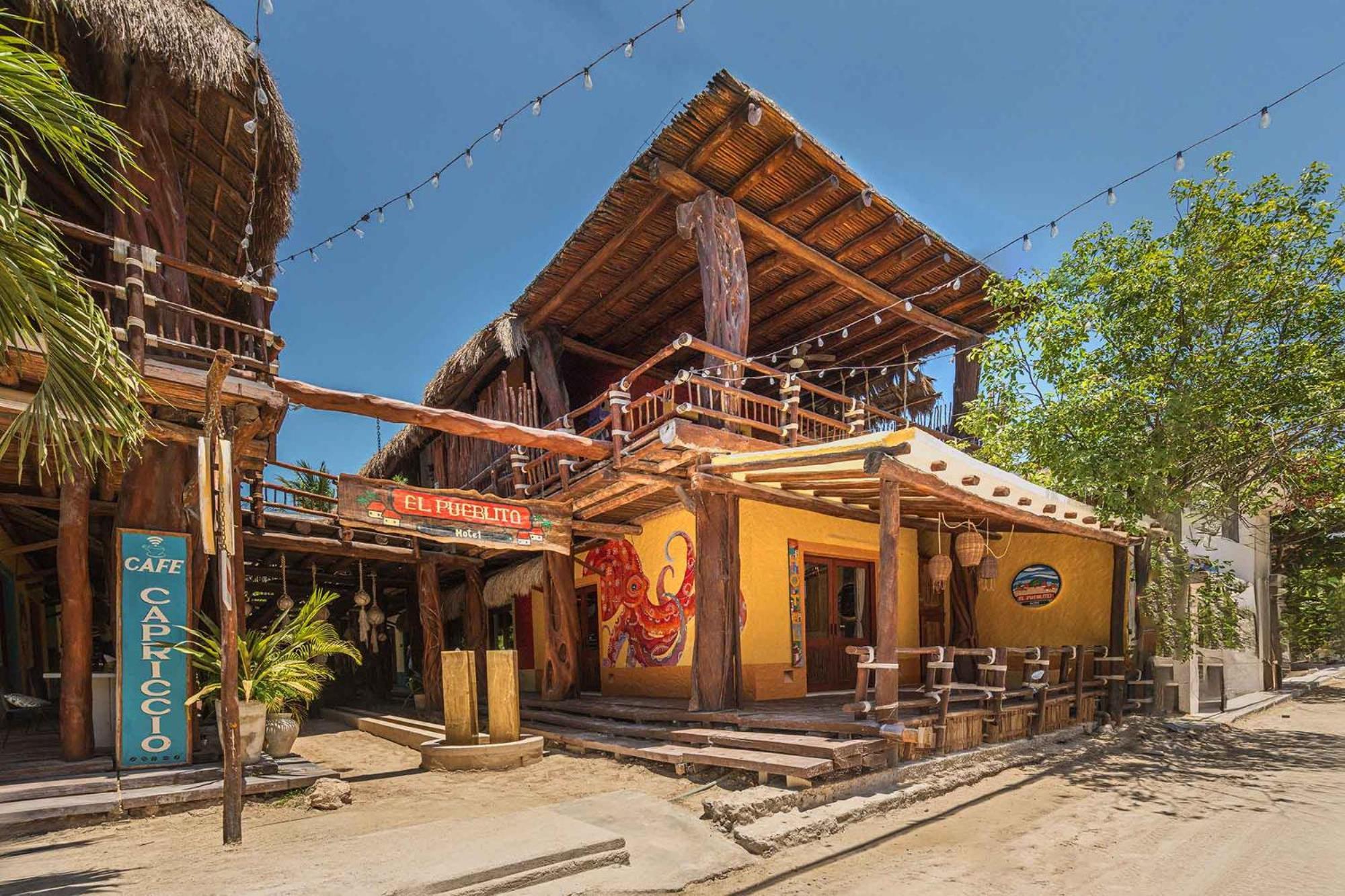 Готель Exe El Pueblito Isla Holbox Екстер'єр фото